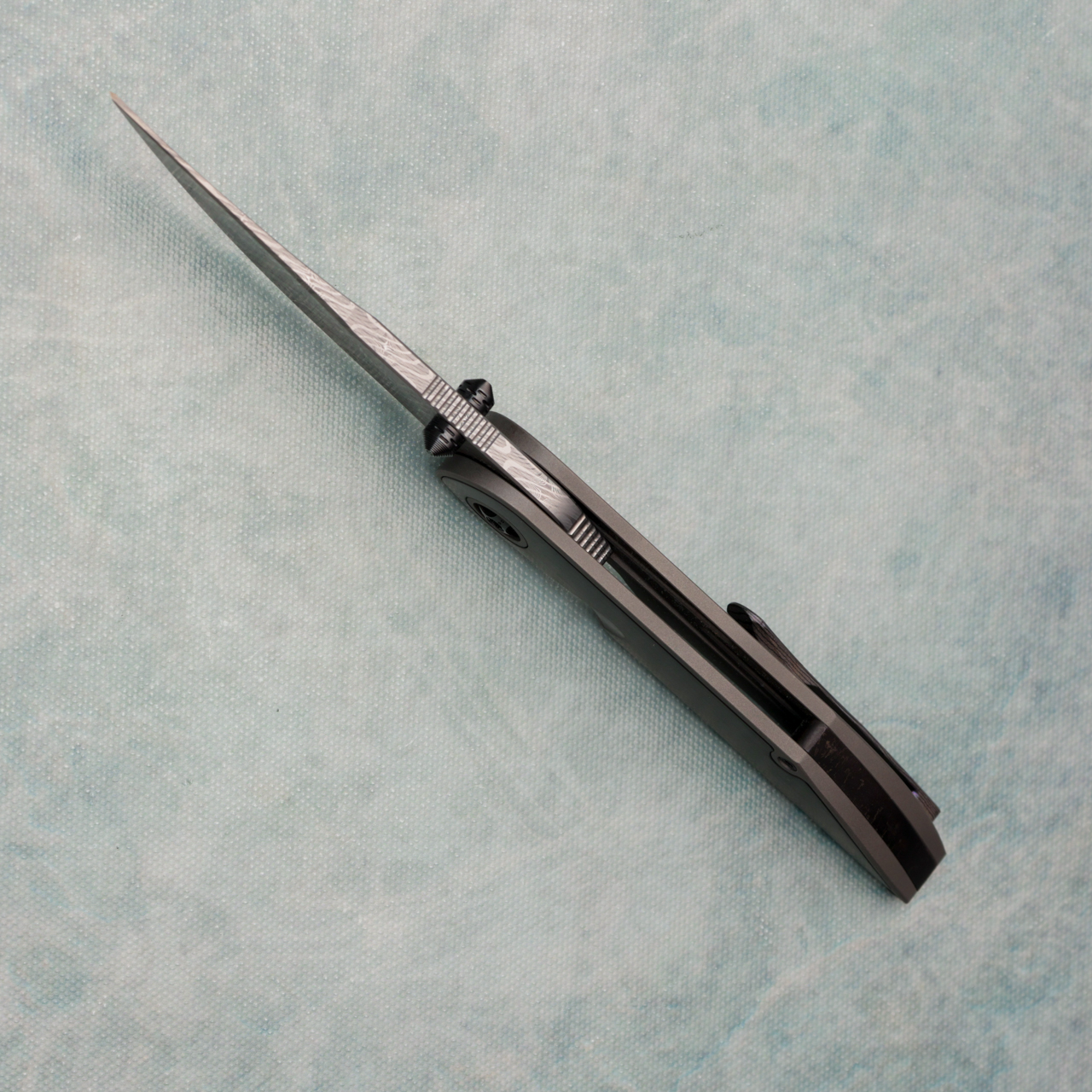 Brian Efros Custom Elder Frame Lock Fat Carbon/Titanium