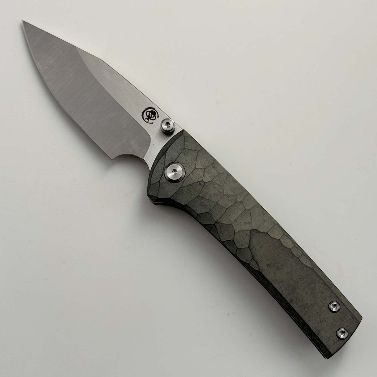 Chaves Knives Scapegoat Street Framelock S/E Green Stonewash