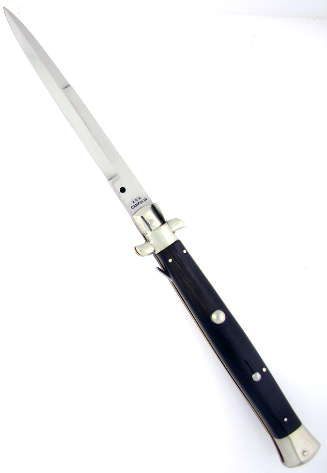 A.G.A. Campolin Italian 13inch Stiletto Auto Pick Lock Buffalo