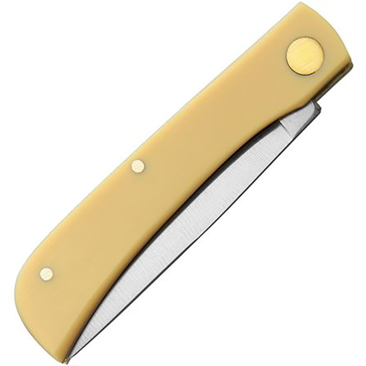 GERMAN EYE BRAND CARL SCHLIEPER YELLOW SODBUSTER KNIFE 99JRY