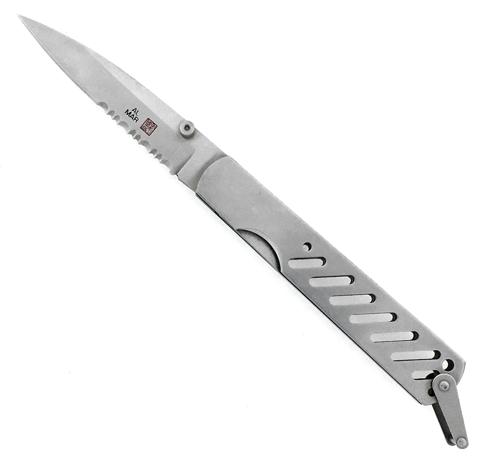 Al Mar Quicksilver Liner Lock Serrated 2003S American Edge Knives