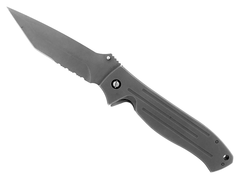 Mission MPF-1 Titanium Frame Lock Tanto Serrated