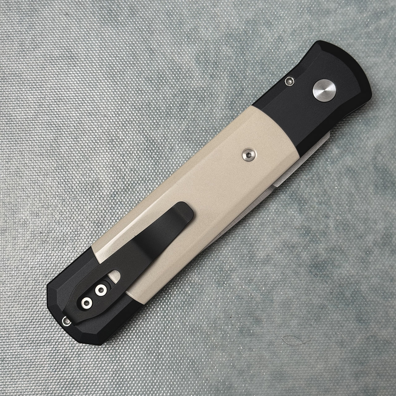 Pro-Tech Godfather Tuxedo Satin Blade 951 | American Edge Knives