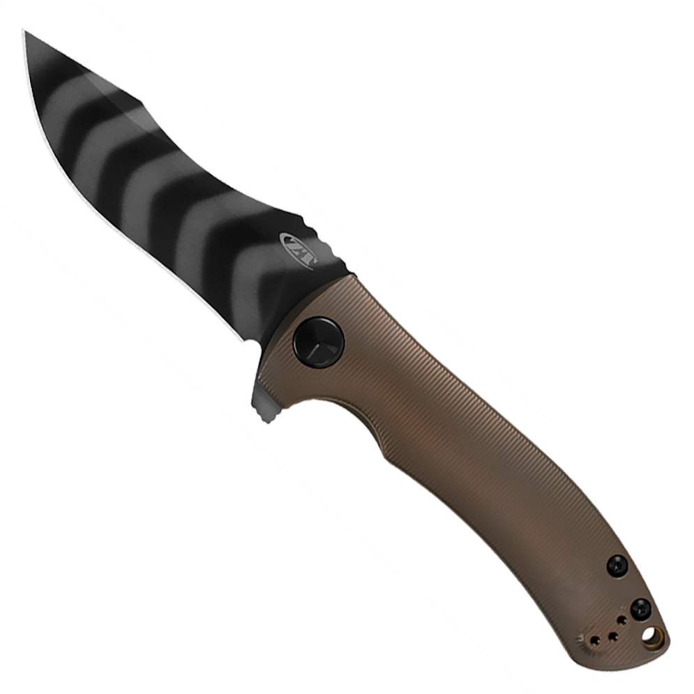 Zero Tolerance 0920TTS Les Frame Lock Flipper Tan Titanium