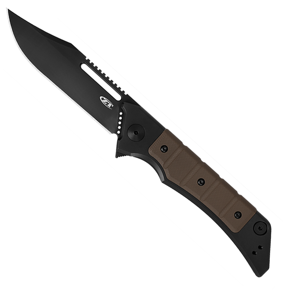 Zero Tolerance 0223 Galyean Frame Lock Flipper DLC Titanium w/ Earth