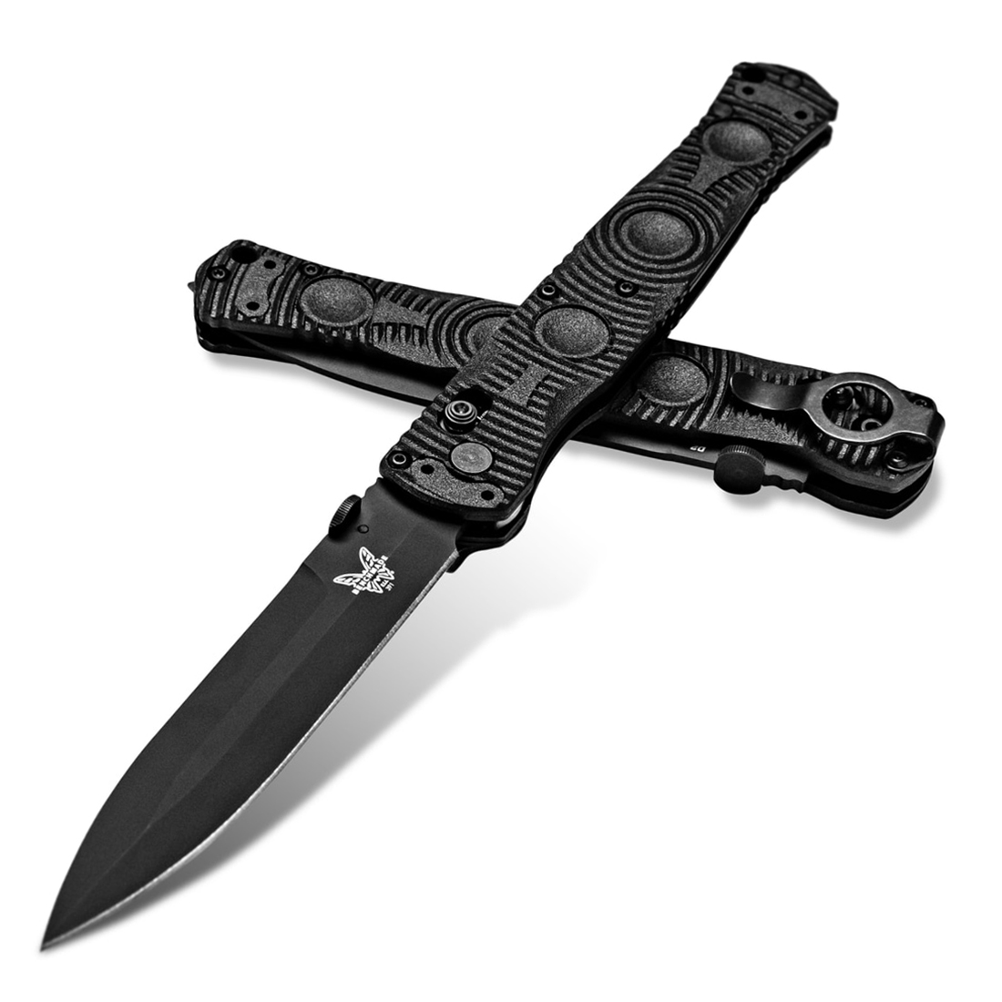 Benchmade 391T SOCP Tactical Folder Knife Blade with Manual Knife Sharpener  