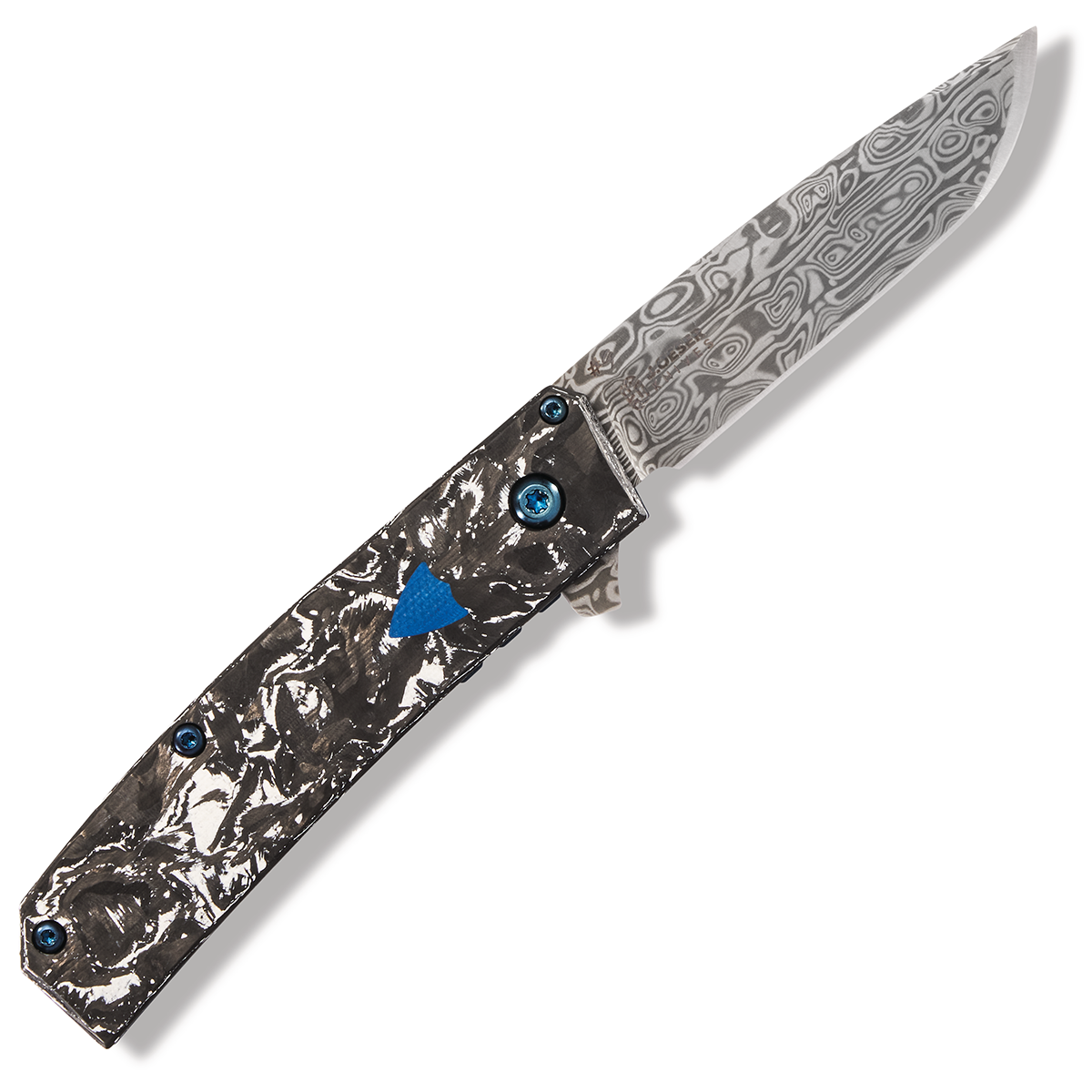 Benchmade Oeser Tengu Flipper Liner Lock Arctic Storm Fat Carbon Handle ...