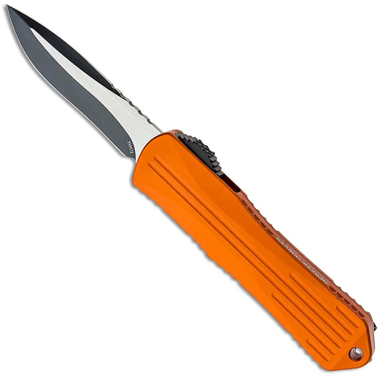 Heretic Knives Manticore E Recurve Orange Handle Black Blade H029