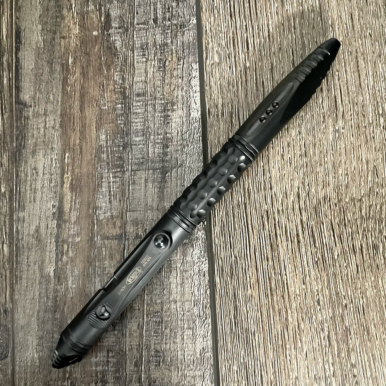 Microtech Kyroh Full Size Pen DLC Titanium w/ Tritium Insert 403