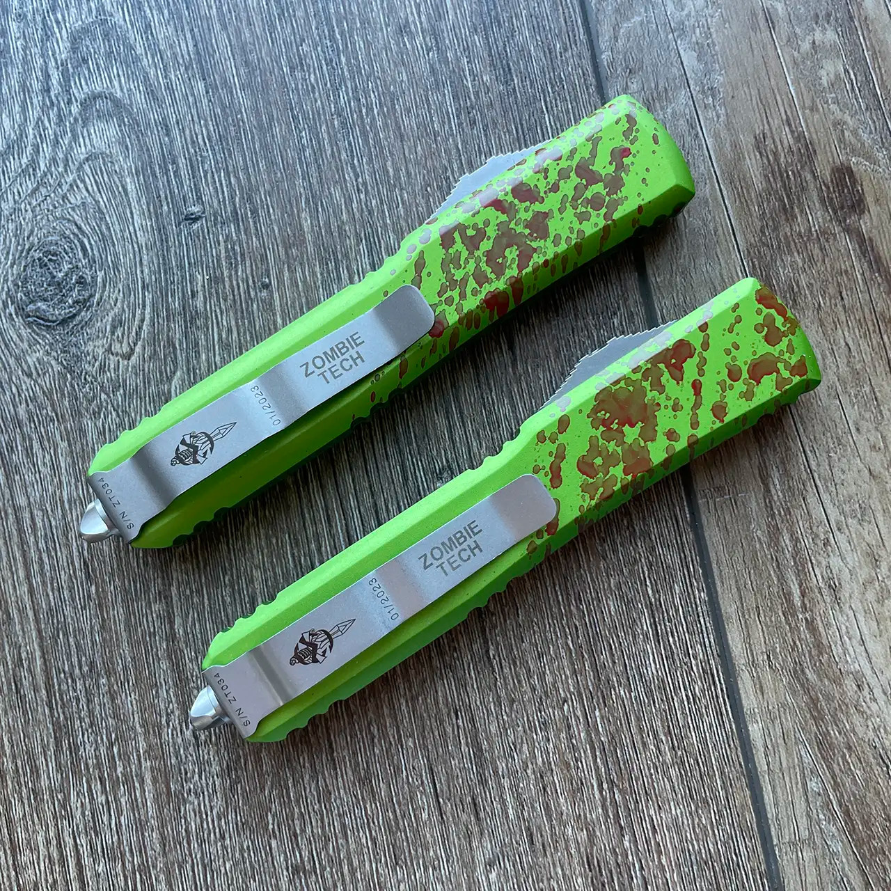 Microtech Ultratech Zombietech Hellhound and Warhound Set