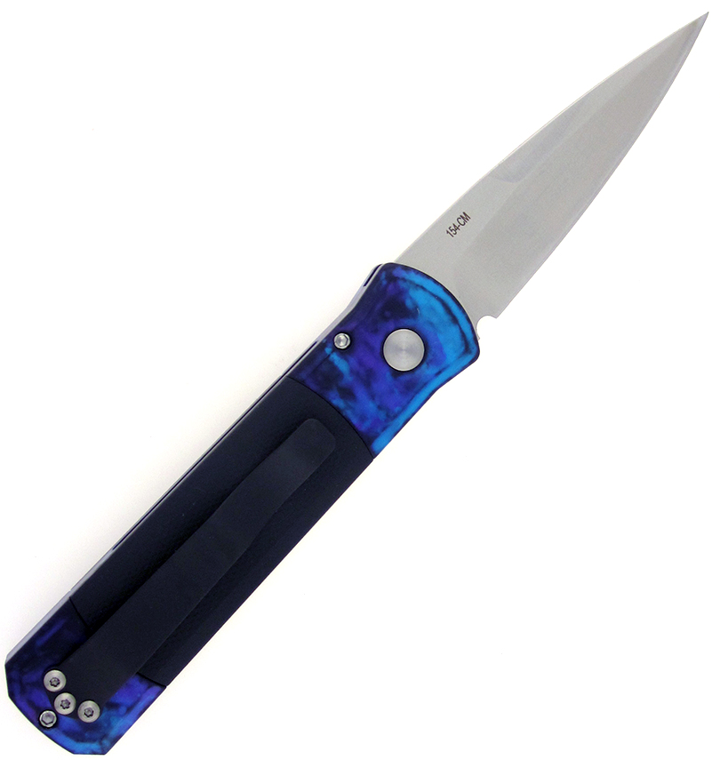 Pro-Tech Godson Jazz Blue Black G-10 Satin 703 | American