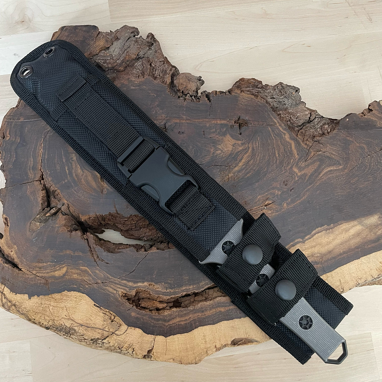 Heretic Knives Nephilim Fixed Blade D/E Dagger Battleworn Titanium