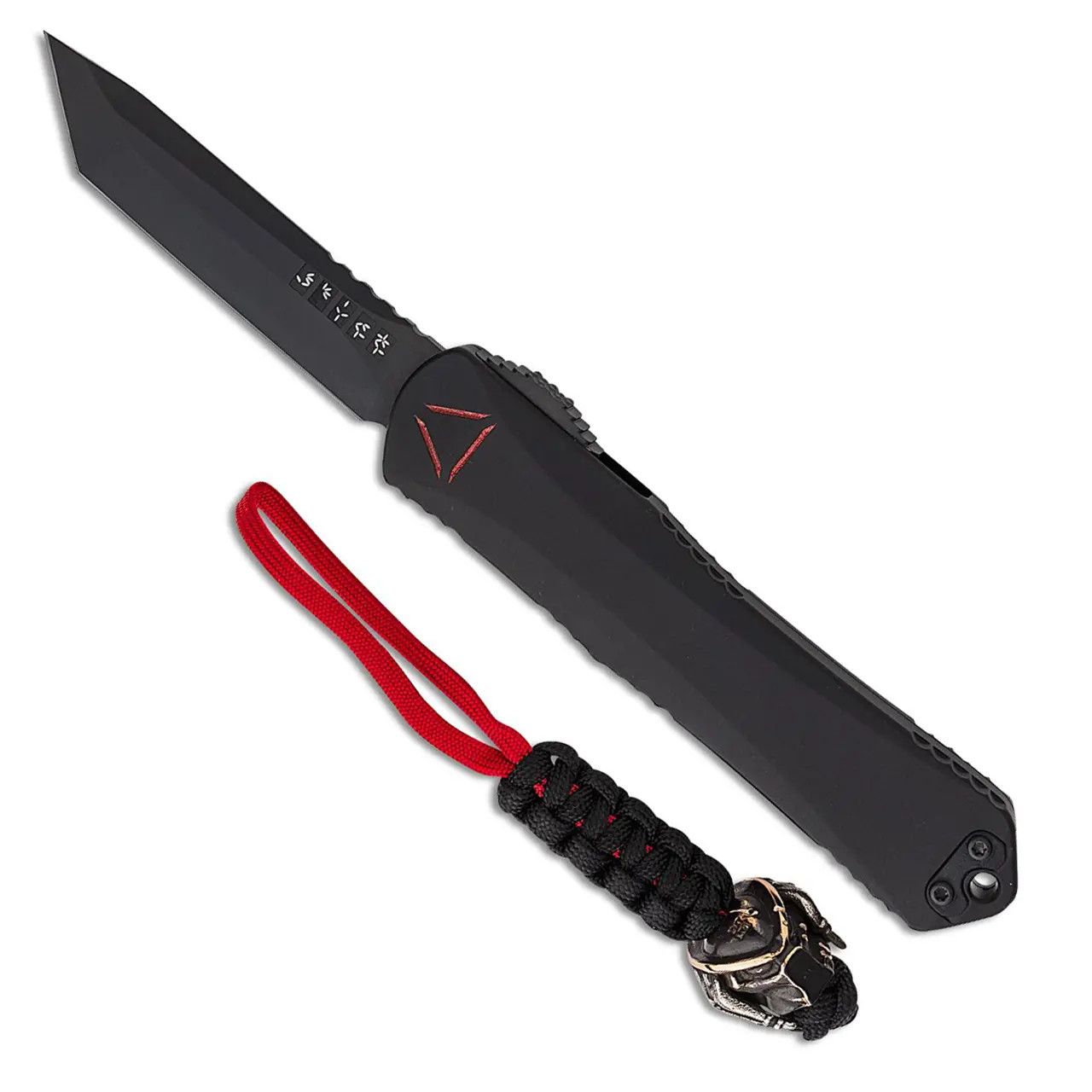 Heretic Knives Manticore X Tanto Predator Series Black Handle DLC