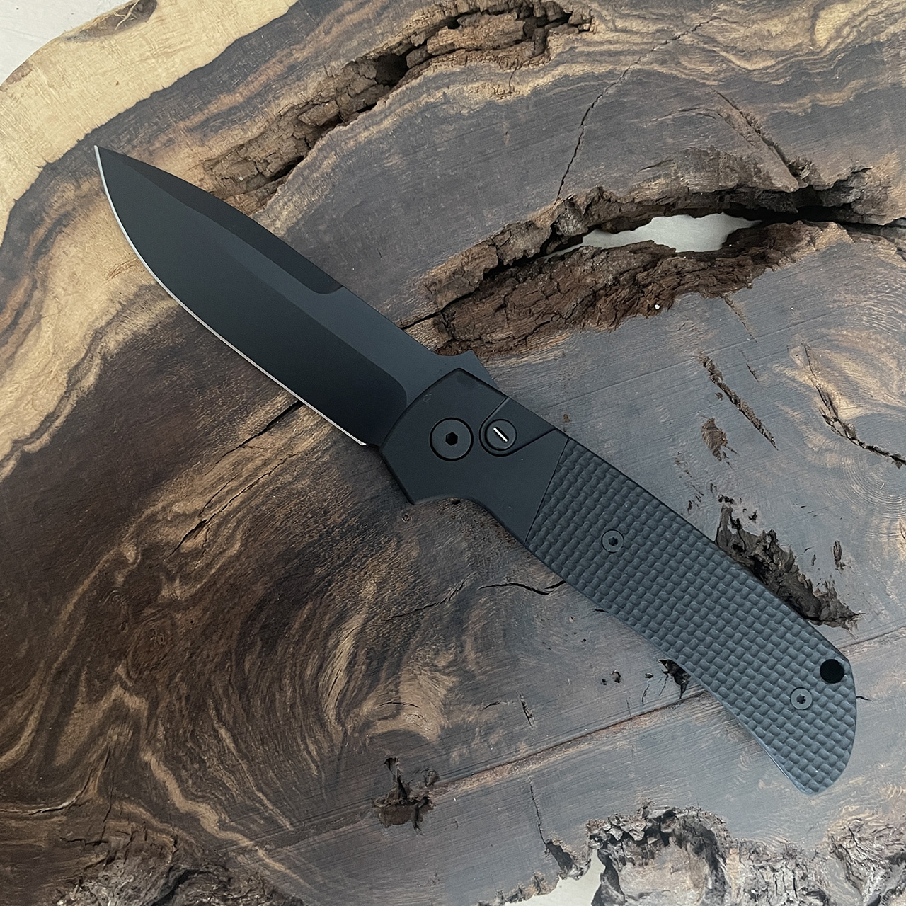 Pro-Tech Terzuola ATCF Auto Operator Series Black Handle w