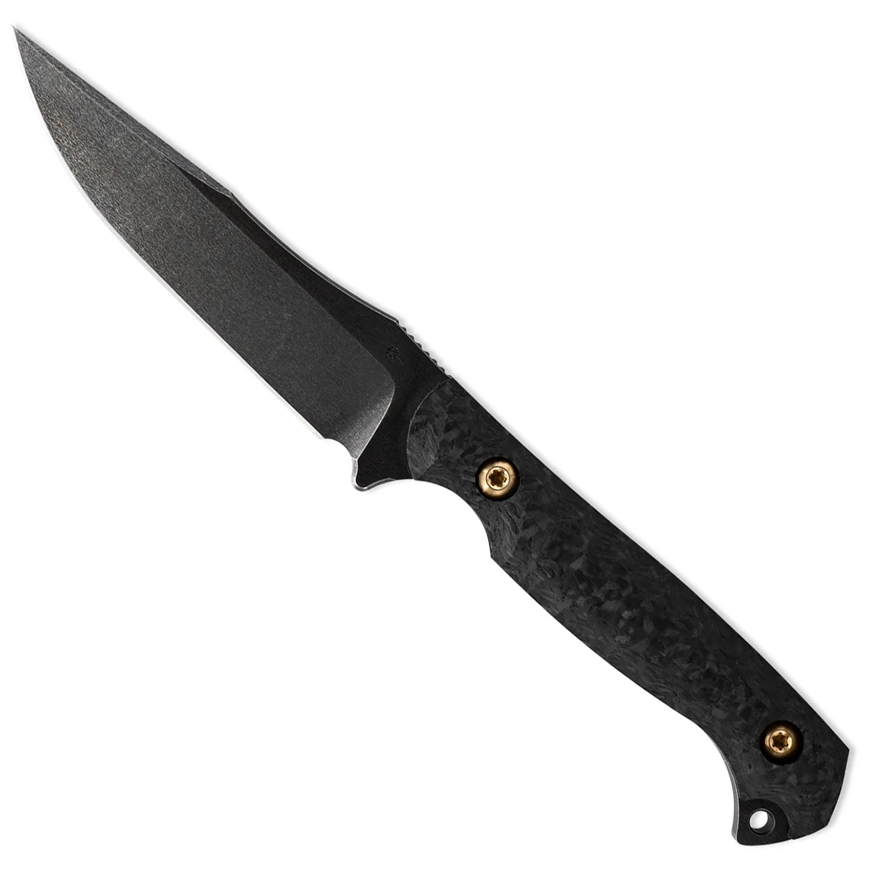 Toor Knives Krypteia Fixed Blade Carbon Fiber Handle Black