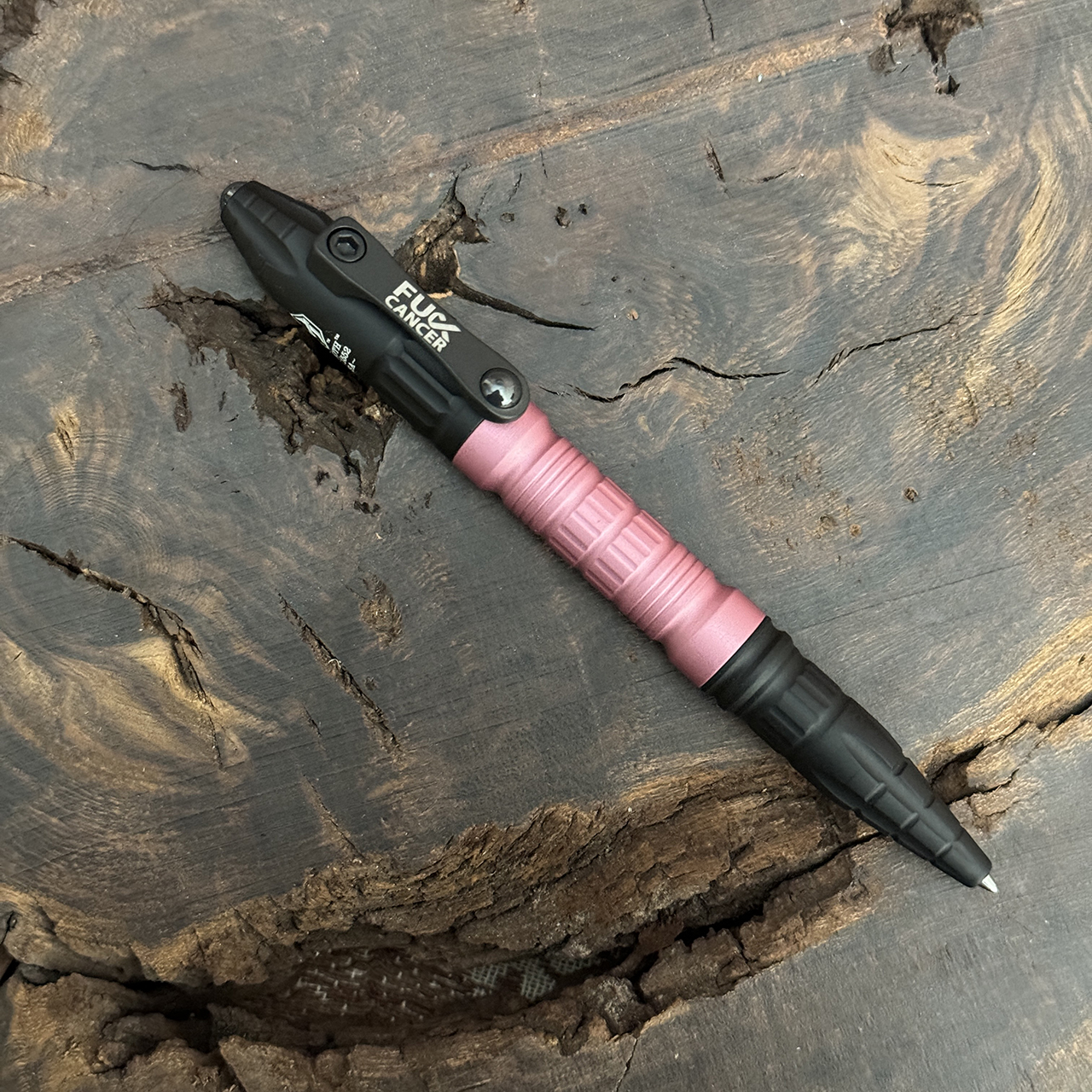 fw - Keen Handcrafted Handmade Heart Lightning Gun Metal Comfort Twist Pen