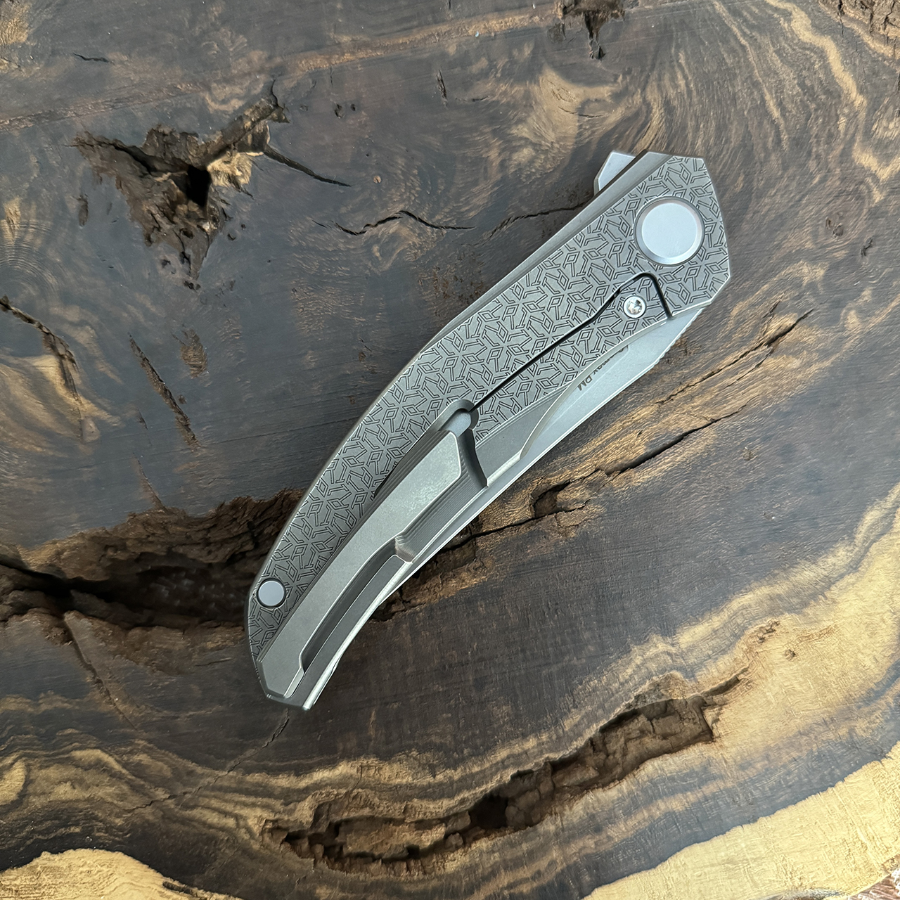 Shirogorov Quantum R1P Frame Lock Flipper Titanium Handle Cromax