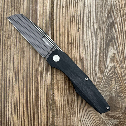Vero Engineering Axon Liner Lock End Cut Carbon Fiber Handle Bacon