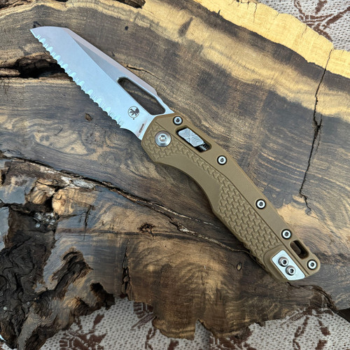 Microtech MSI RAM-LOK S/E Dark Earth Tri-Grip Polymer Stonewash Full ...
