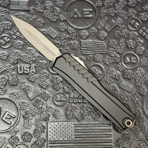 Microtech Cypher II D/E Black Apocalyptic Standard 1242-10AP