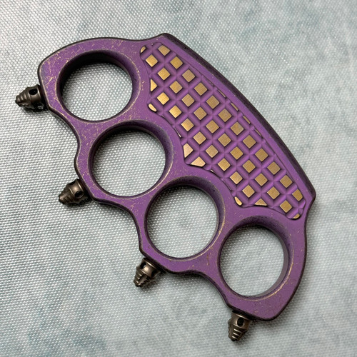 Marfione Custom Hand Tank Titanium Ice Blue Four Finger Knuckle ...