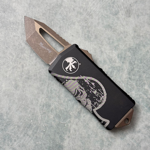 Microtech Exocet T/E Death Card Bronze Apocalyptic Standard Blade