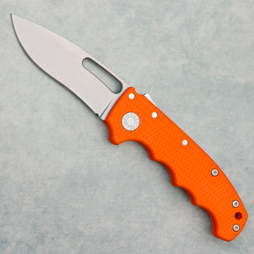 Demko MG AD20S V2 Kopis Shark Lock Finger Groove Orange G10 Handle