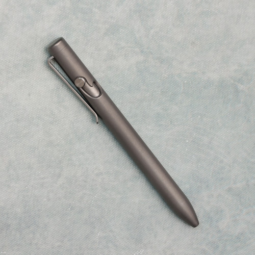 Tactile Turn Bolt Action Short Pen Stonewashed Titanium Shop Series ...