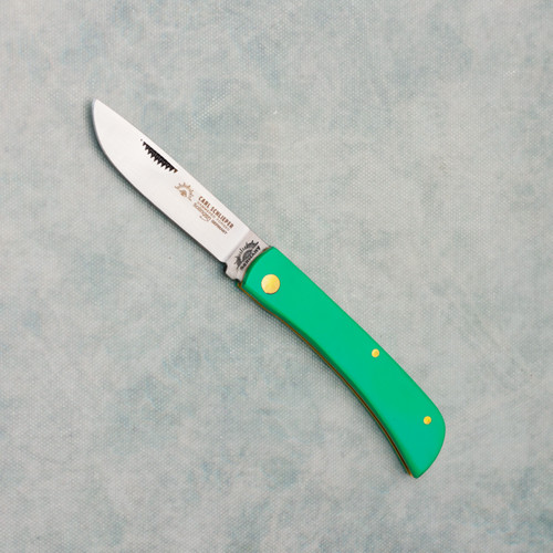 ユグドラシス ガルム・リッパー&ユグドラシス スコル・シャープシューター セット German Eye Brand Clodbuster Jr. Slip Joint Green Celluloid Handles