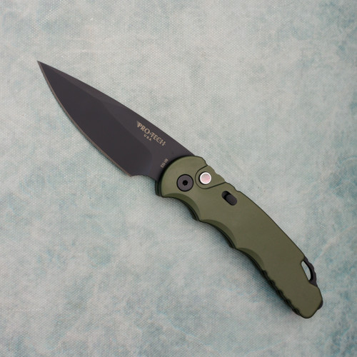 Pro-Tech TR-5 Auto Solid Green Handle DLC S35VN Blade NYCKS.TR5.1