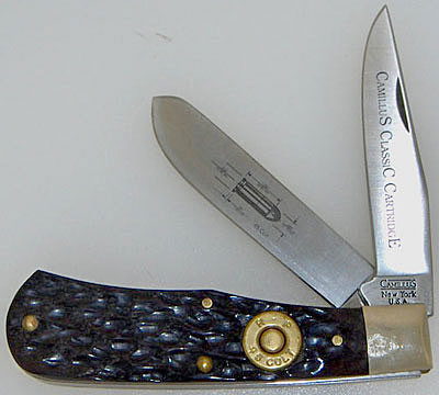 ナイフ　折り畳み　カミュラス　CAMILLUS CLASSIC CARTRIDGE 45-70 GOV`T Vtg Camillus USA CCC-1 45-70 Cartridge Bullet Trapper