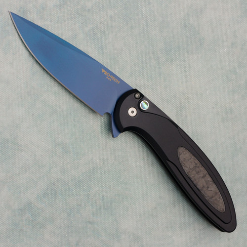 Pro-Tech Cambria 2 Flipper Button Lock Black Aluminum Handles w