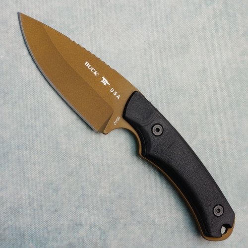 Buck 664 Alpha Hunter Backcountry Fixed Blade Black VeraFlex