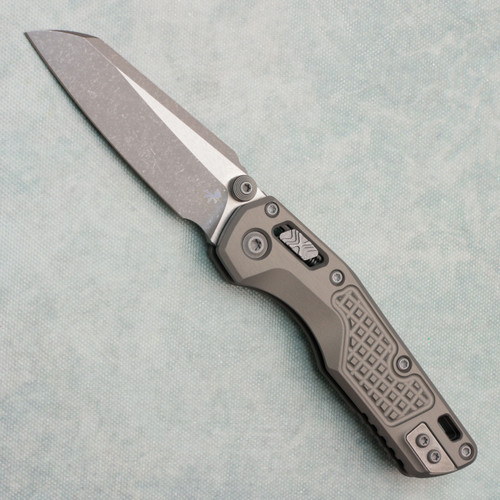 Microtech MSI Mini RAM-LOK Frag Natural Clear Aluminum Handle