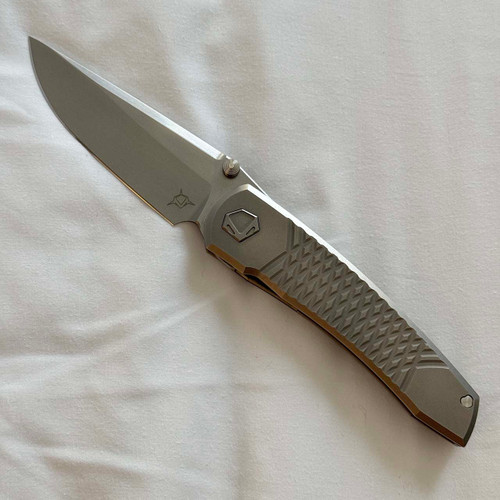 Sharknivco Waka V4.9 Inset Lock Milled Titanium Handle RWL34