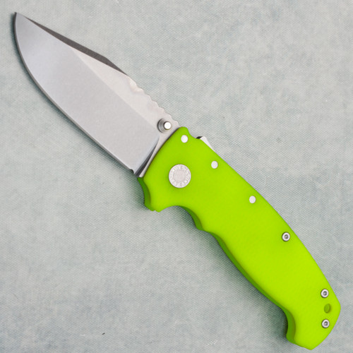 Demko MG AD20 XXX Clip Point Shark Lock Dayglow G10 Handle