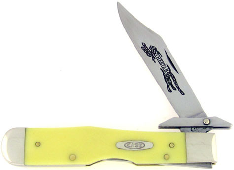 Case XX Cheetah Swing Guard Yellow 00057 | American Edge Knives