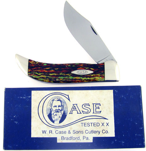 Case XX Grizzly Clasp Knife Christmas Tree Celluloid CT1072