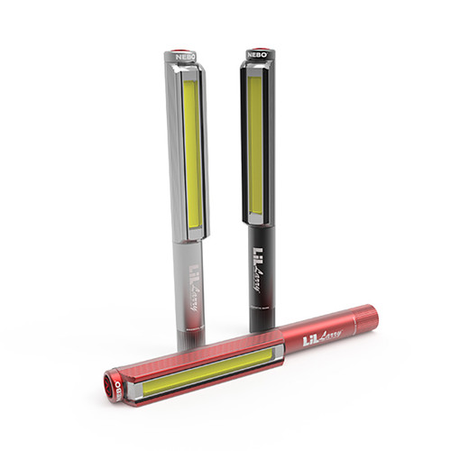 nebo flashlight lil larry 500 Flex Rechargeable Torch Naylors Engineered for industry Red Nebo Lil-Larry 3-in-1 Torch
