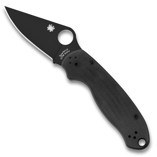 Spyderco Para 3 Compression Lock Black G-10 Handle DLC Blade C223GPBK ...