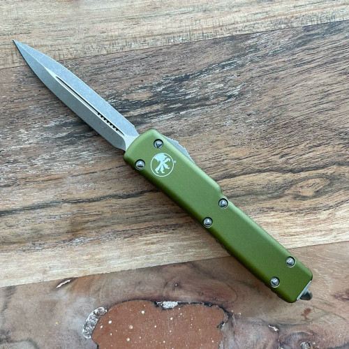 Microtech UTX-70 D/E OD Green Bronze Apocalyptic Standard 147