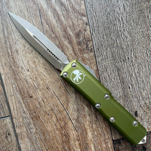 Microtech UTX-85 D/E OD Green Bronzed Apocalyptic Standard 232