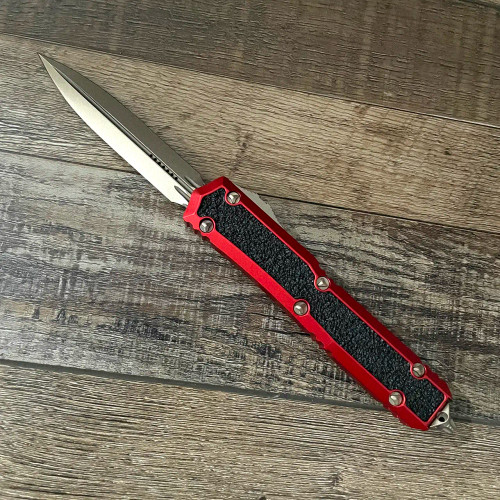 Microtech Makora D/E Red Bronze Standard Signature Series 206