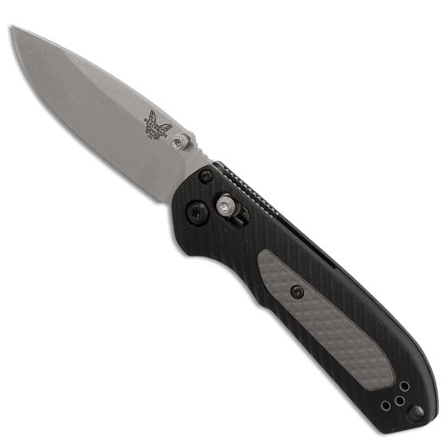 Benchmade Mini Freek Axis Lock Black Versaflex Handle Satin Blade 565 ...