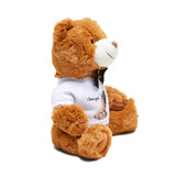 Personalized Photo Teddy Bear with 'I Love You' T-Shirt – Custom Plush Gift for Anniversaries, Valentine's & Keepsakes