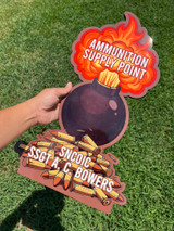 ASP Plaque - Ammunition Supply Point Custom Wood Plaque