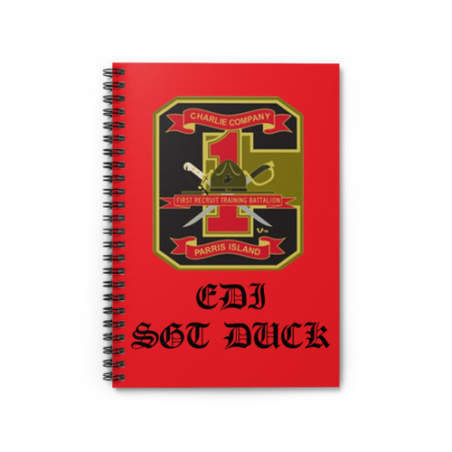 Drill Instructor Spiral Notebook — Custom Notebook
