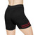 US Marine Corps Emblem Women's Biker Shorts — Black Patriotic Activewear