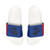 Striped Slide Sandals — Women's Removable-Strip Strap Pool Slides