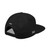 Embroidered Snapback Hat — Gothic Crest Patch with 'Lethal' Side Stitch